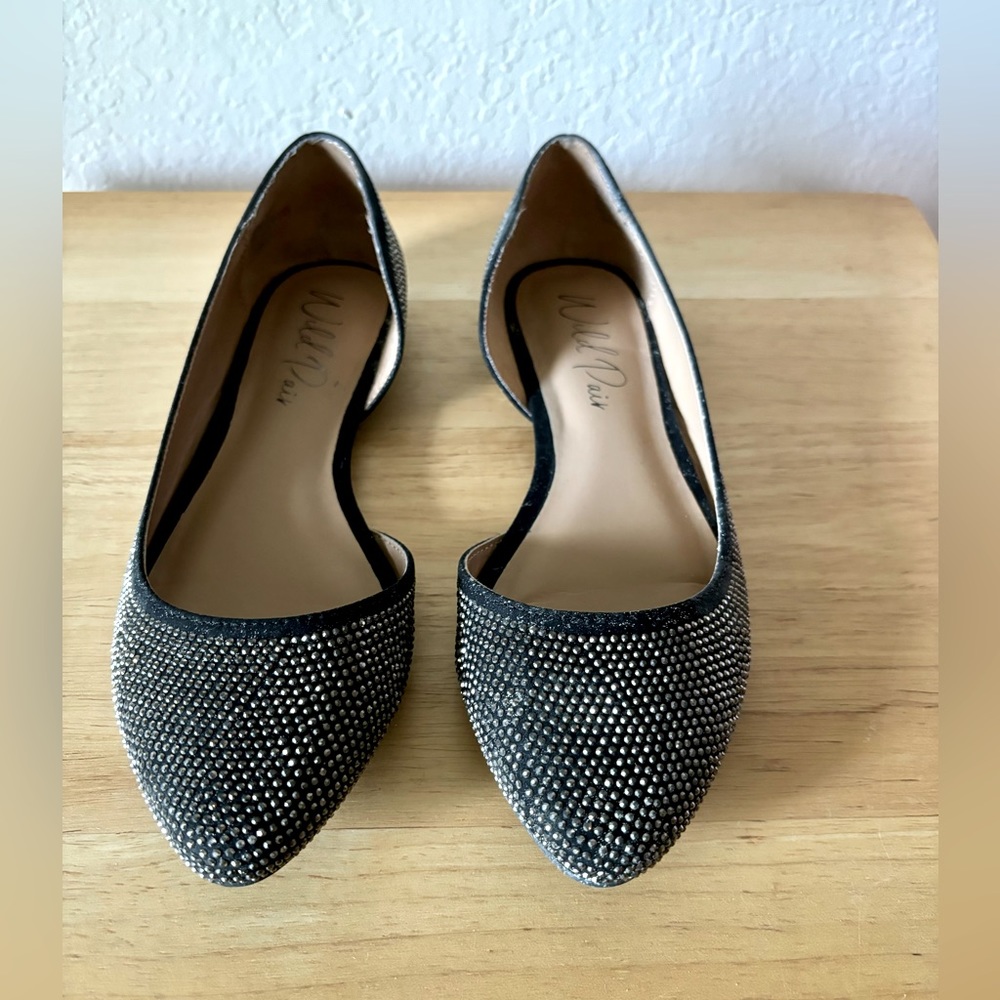 Flat shoes bling bling